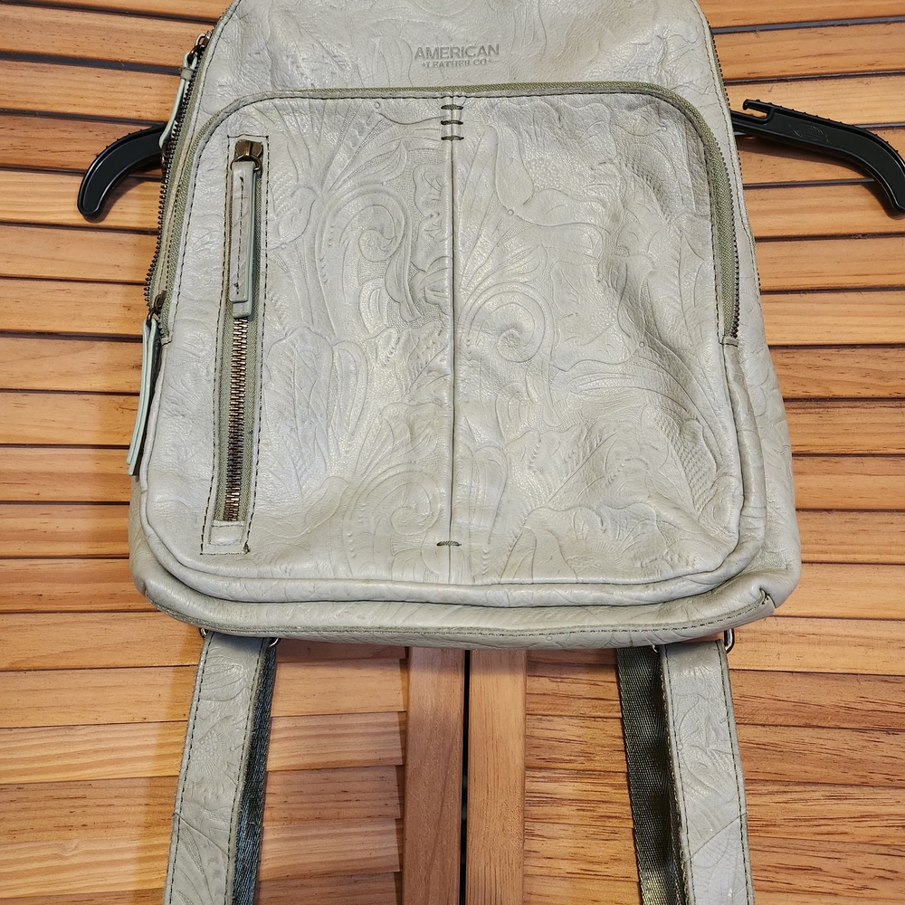 American Leather Shoulder Bag - Cream